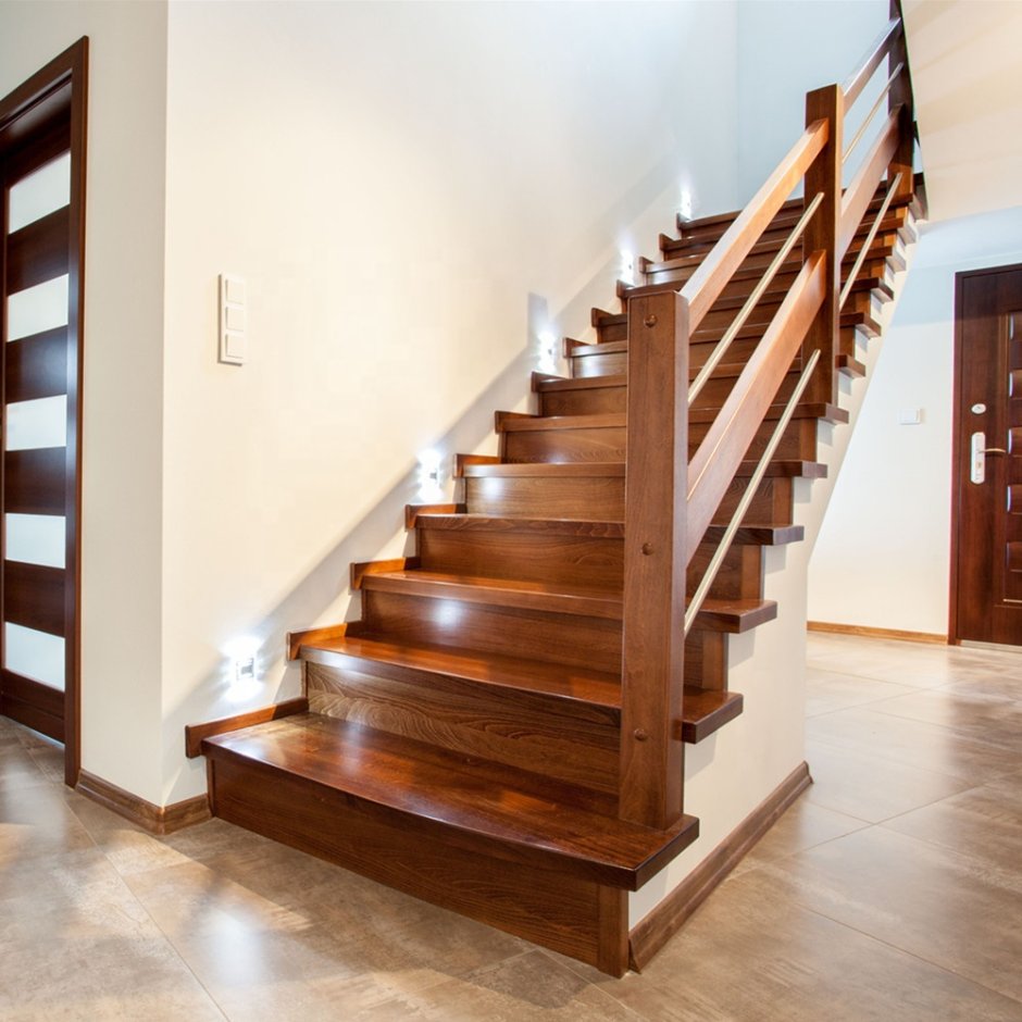 Wooden staircase design