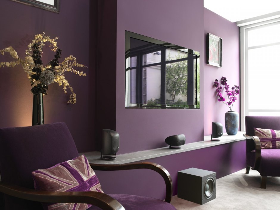 Purple room design