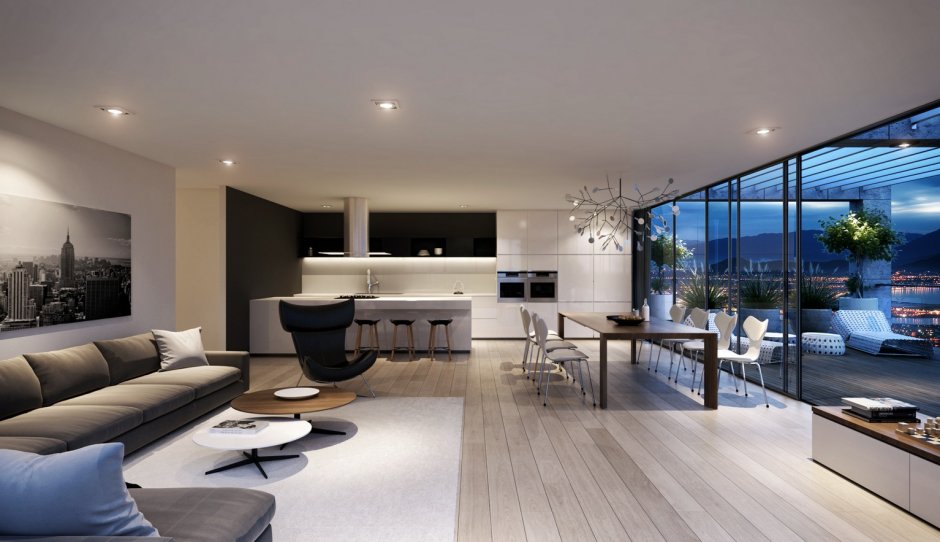 Beautiful modern apartment design