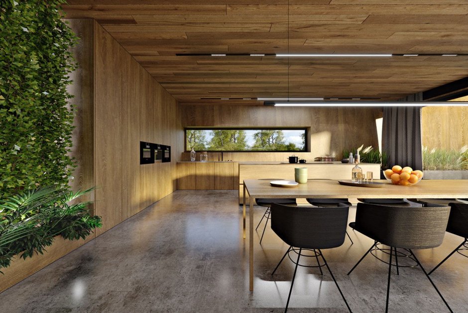 Eco architecture interior design