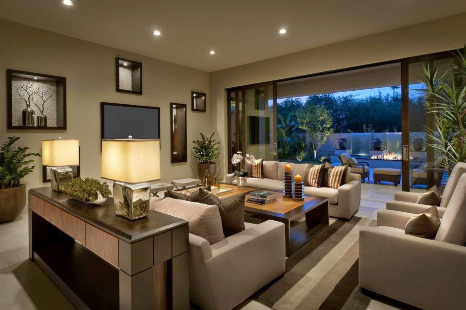 Luxury contemporary living room