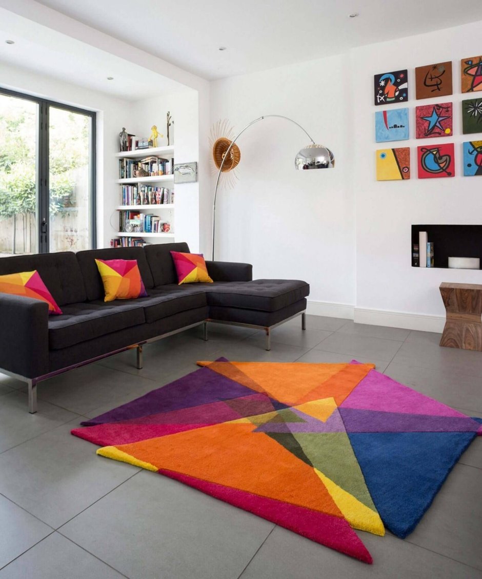 Living room sofa carpet