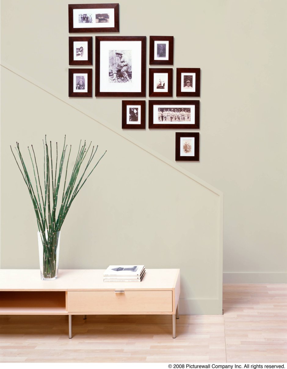 Frame in wall