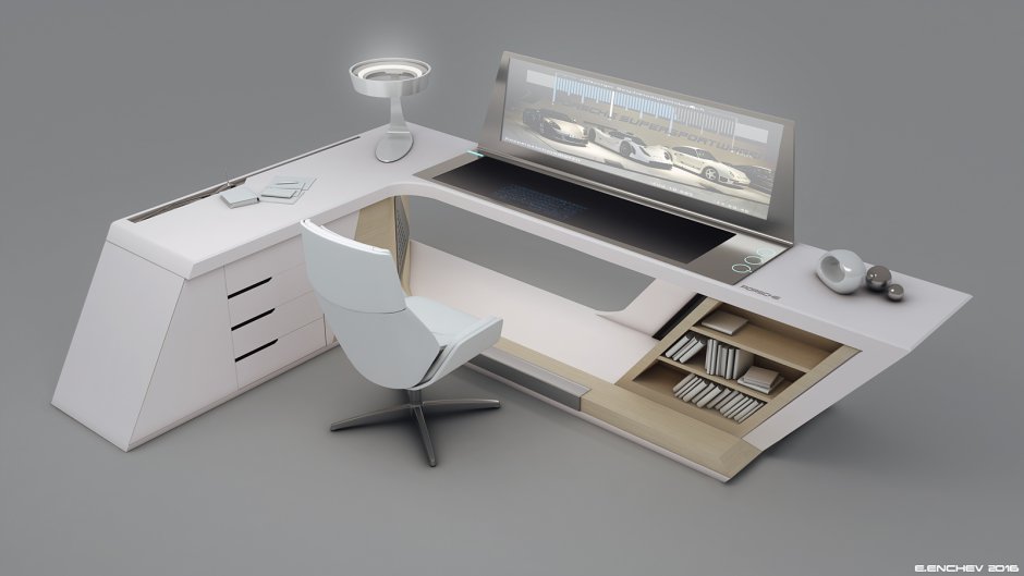 Modern office desk