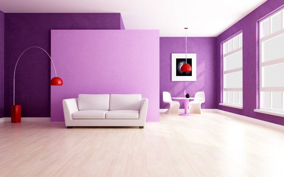 Pink wall room