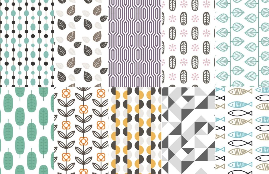 Scandinavian textile pattern
