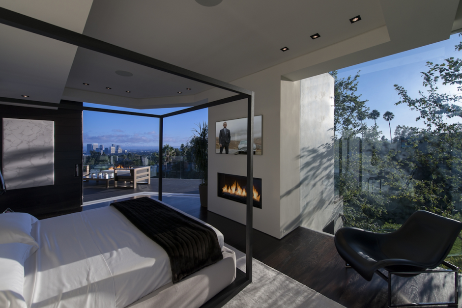 Modern mansion bedroom