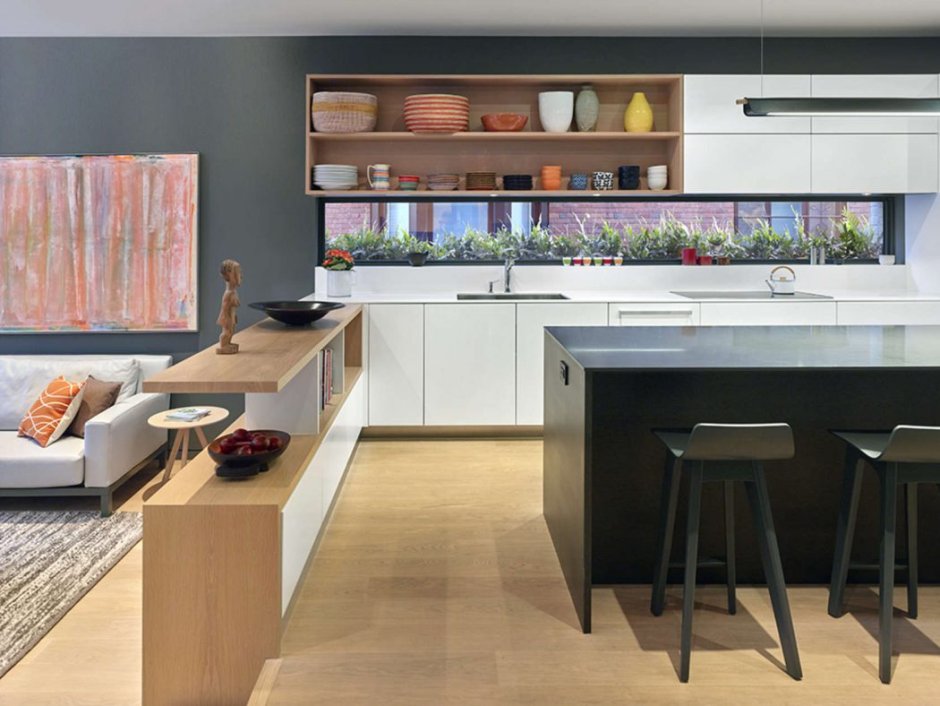 Modern open kitchen design