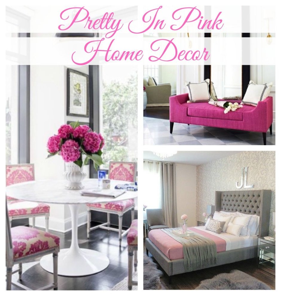 Pink home decor