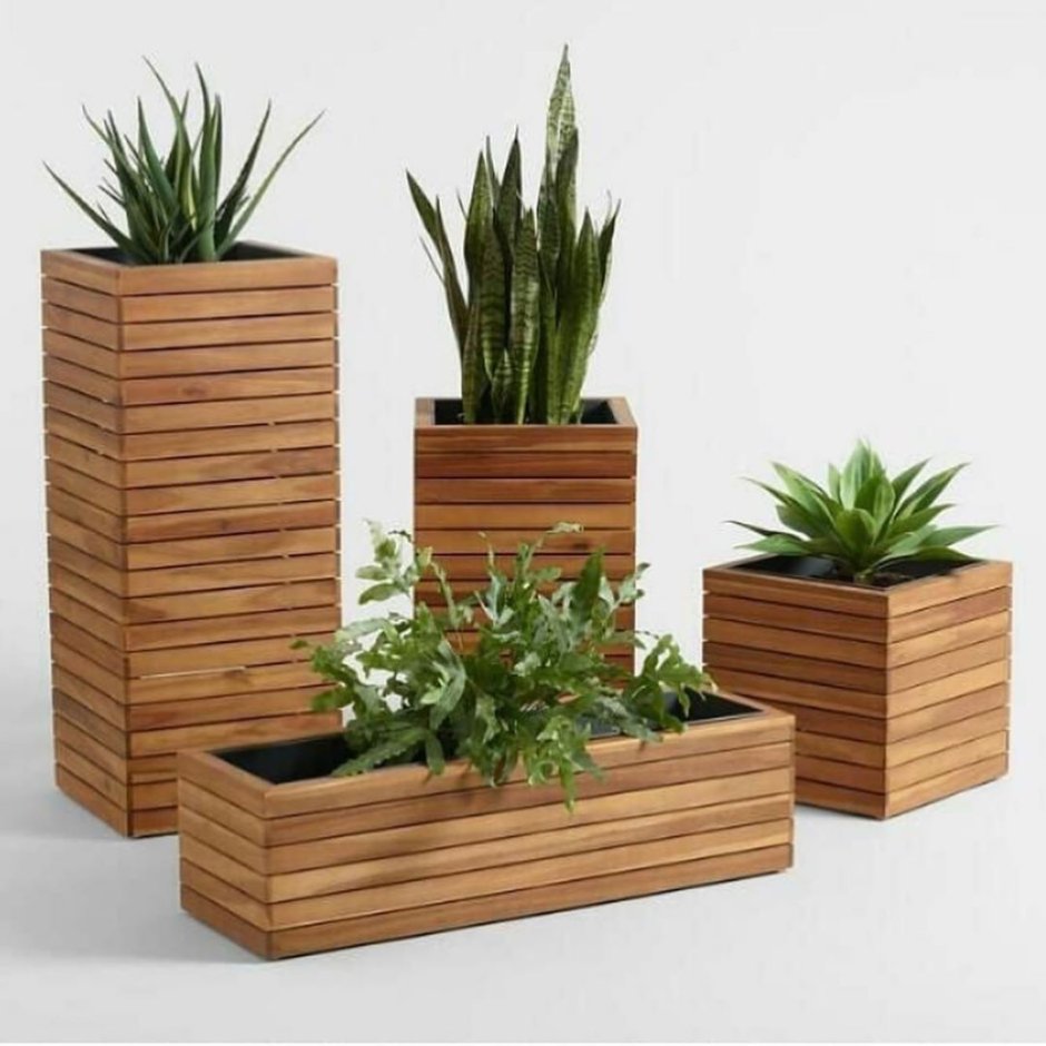 Decorated planters
