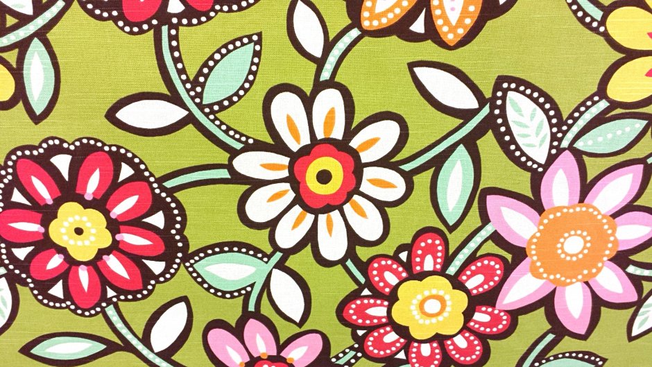 Flowers textile designs