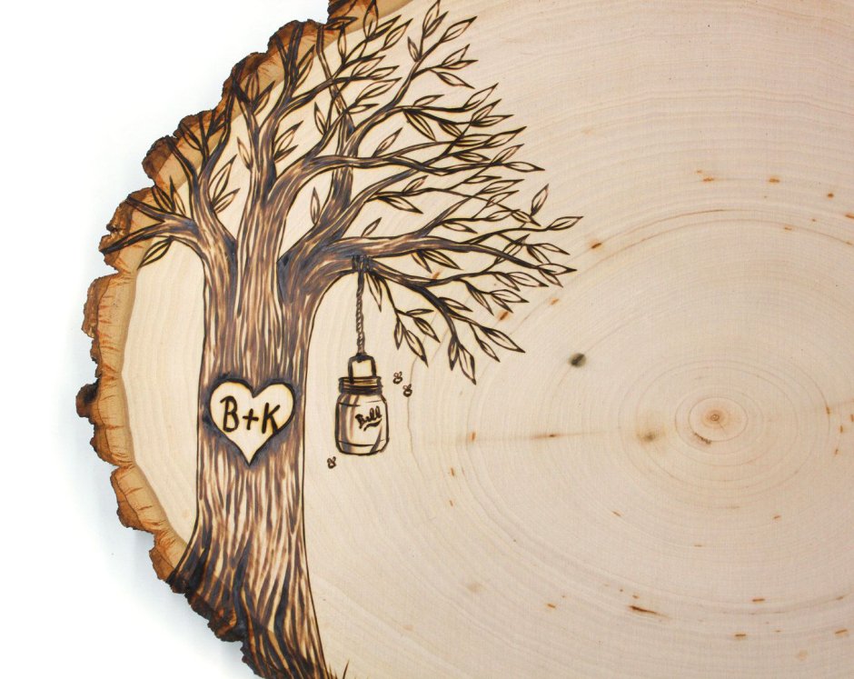 Wood design tree