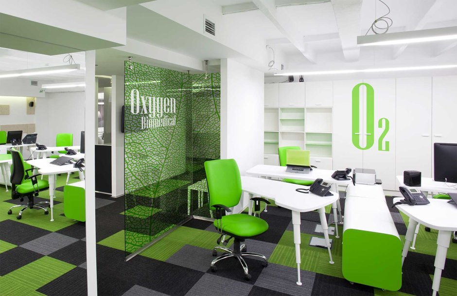 Green office color