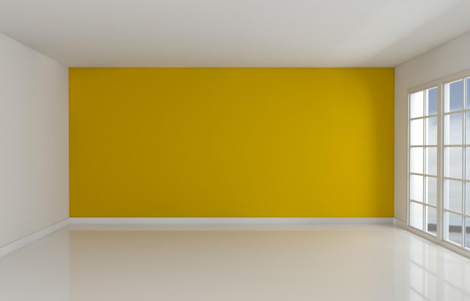 Yellow room background