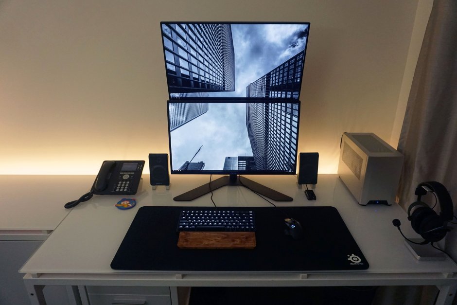 Computer with monitor