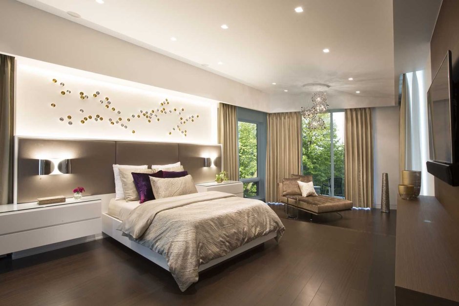 Modern luxury bedroom design