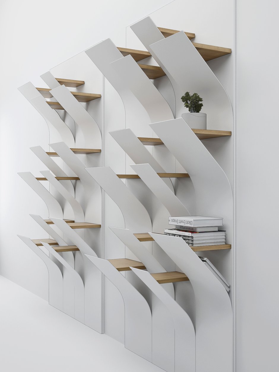 Wall bookshelf