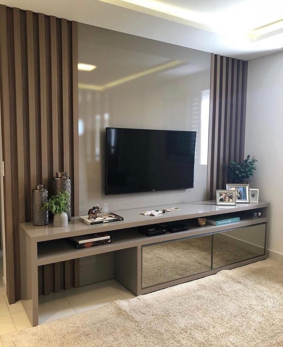 Modern interior design tv wall