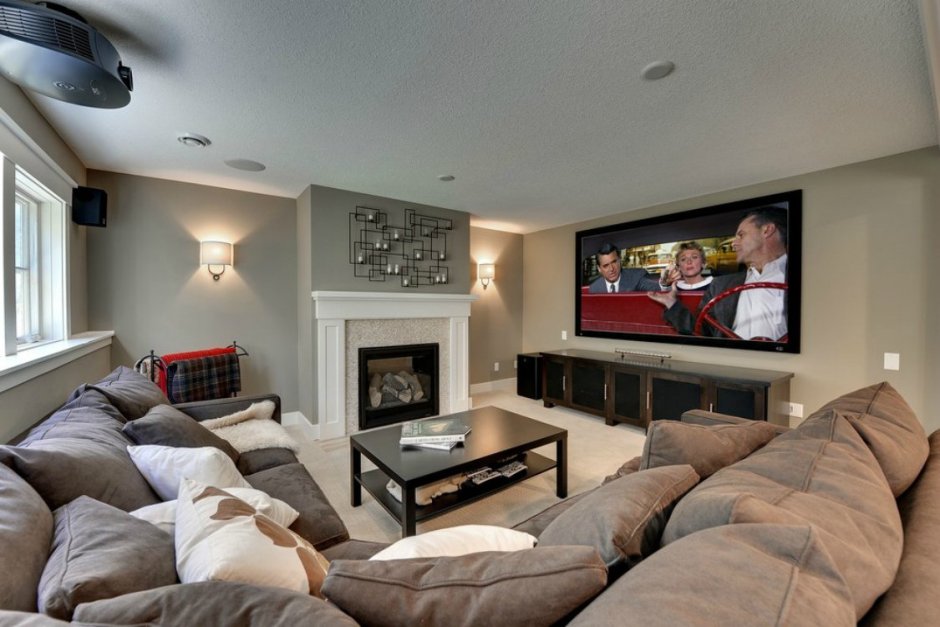 Smart tv in living room