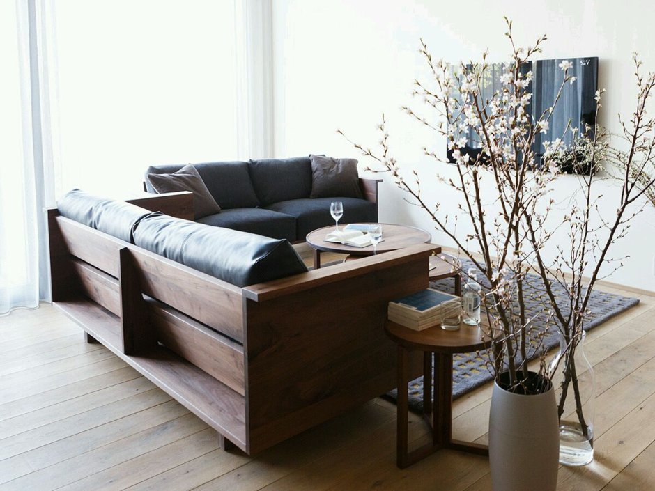 Wood sofa