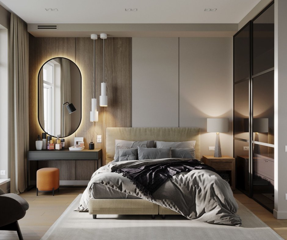 Modern simple bedroom
