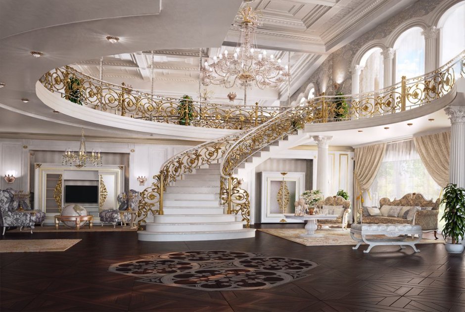 Luxury bedroom mansion