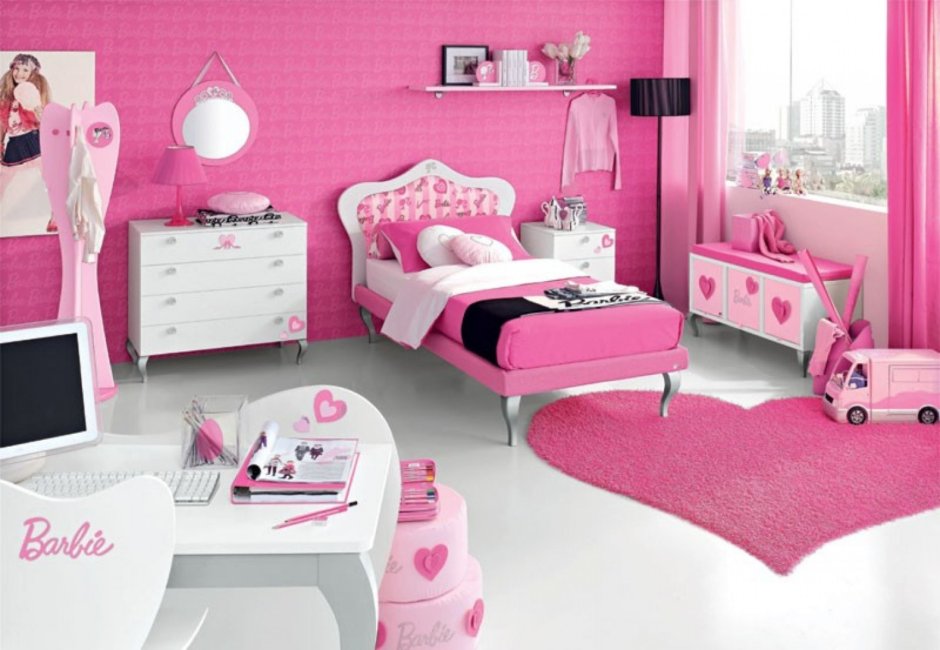 Pink room for kids