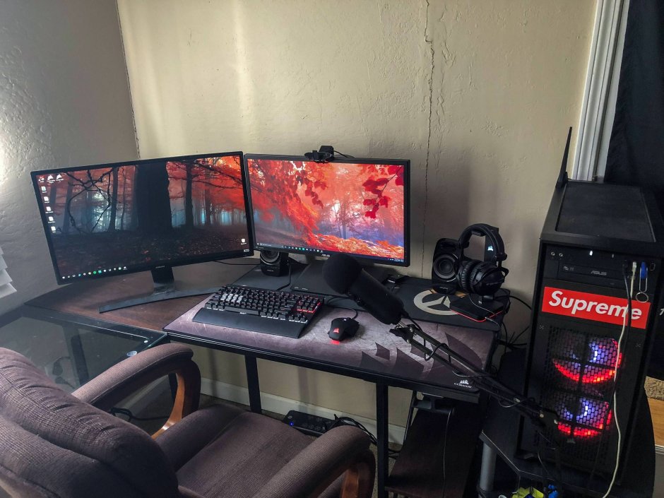 Pc gamer setup
