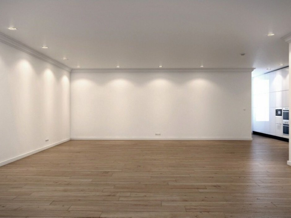 Empty room wall