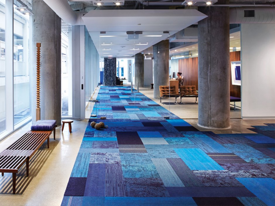 Office floor carpet
