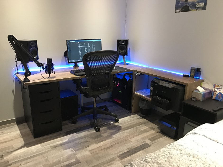 Diy gaming computer desk