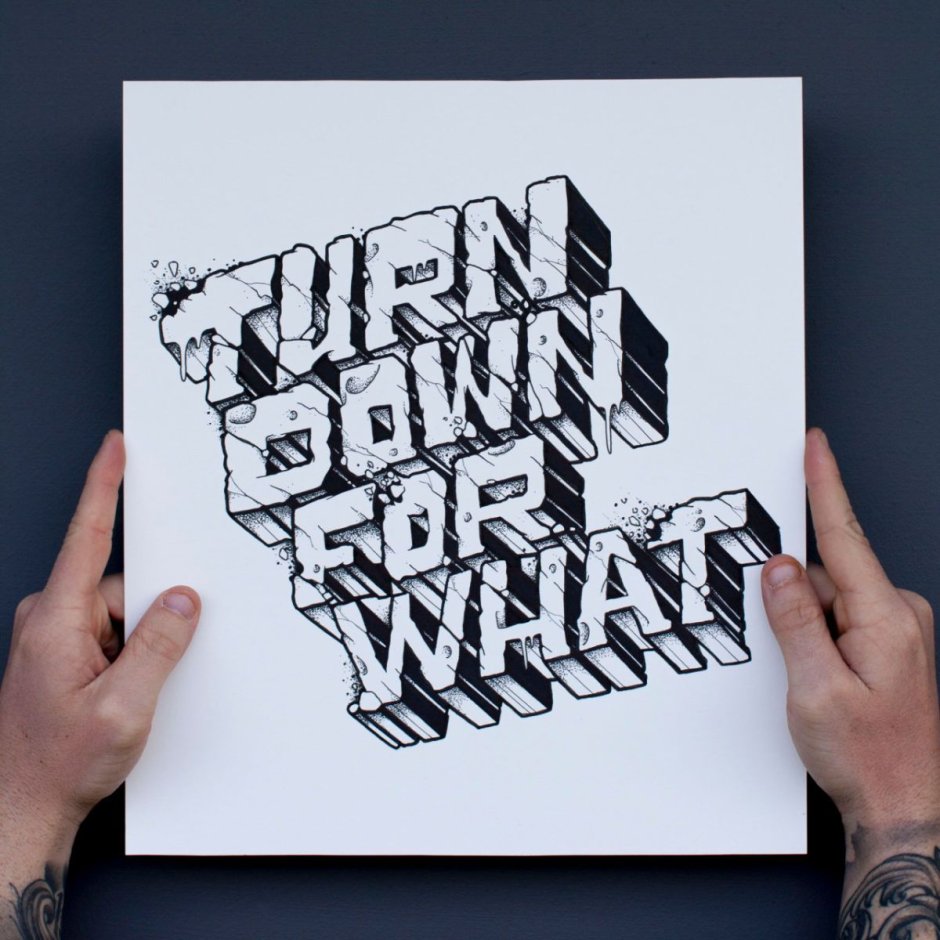 Graphic design typography