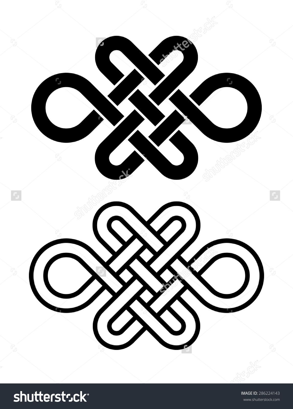 Infinity cross plus heart tattoo | Heart tattoo, Infinity knot tattoo, Knot  tattoo