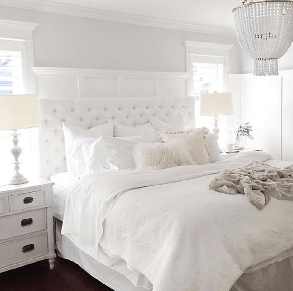 White big bedroom