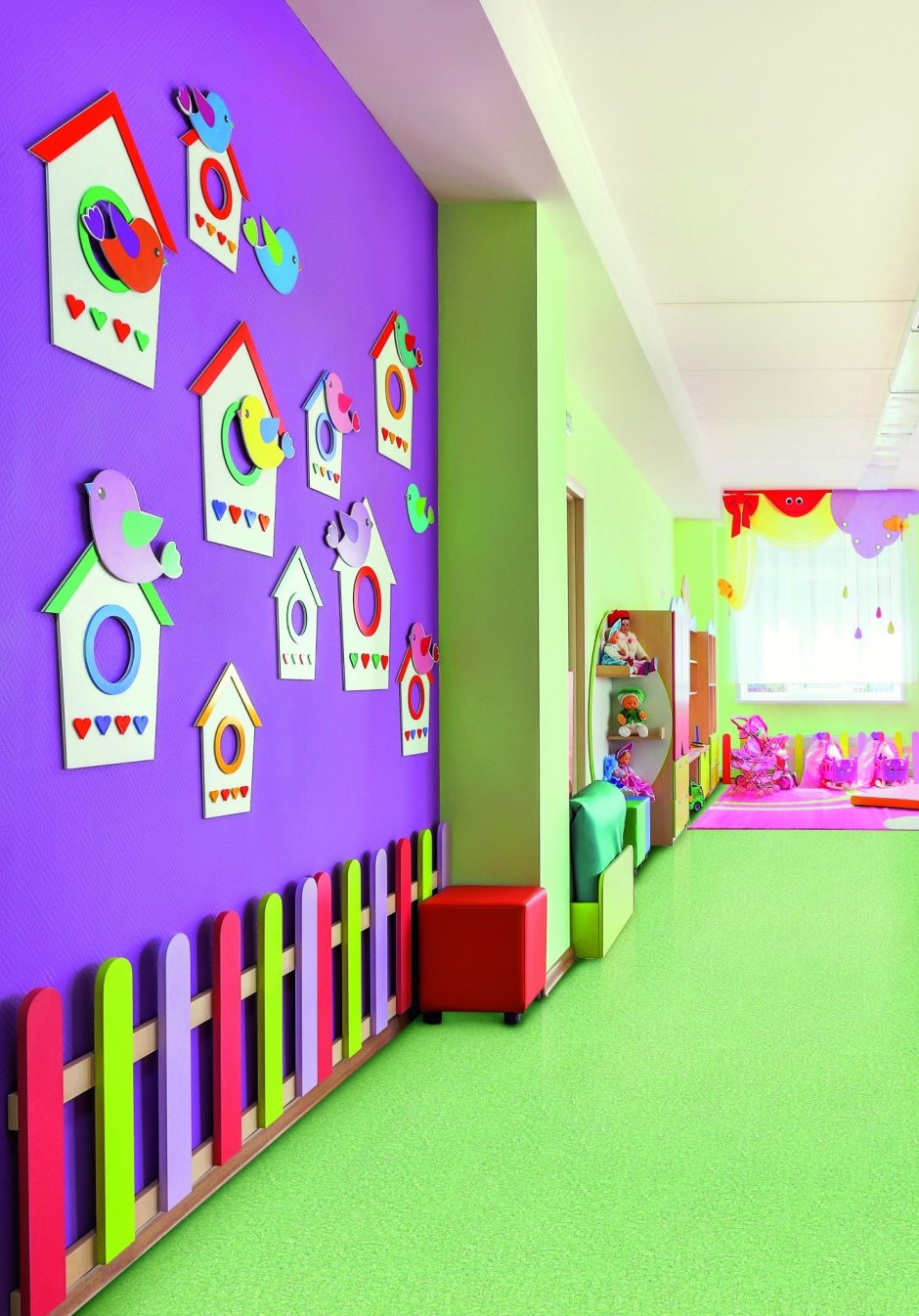 Kindergarten wall