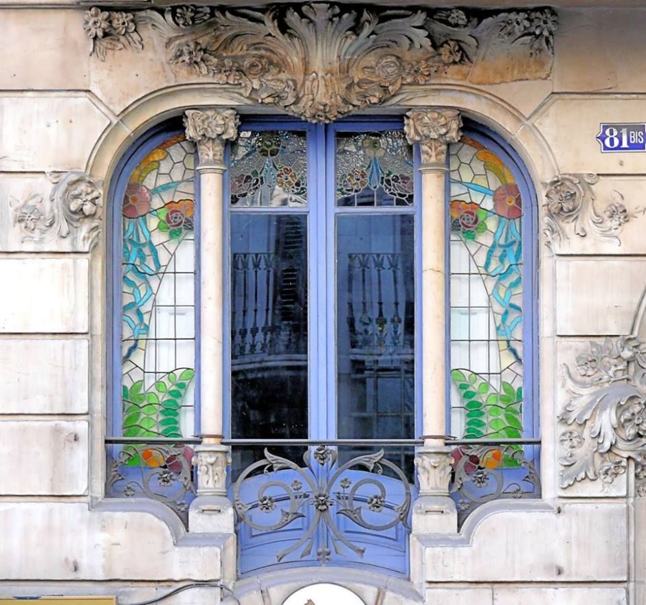 Art nouveau window