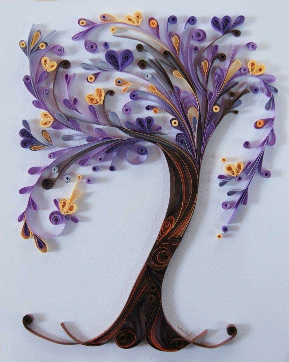 Quilling tree