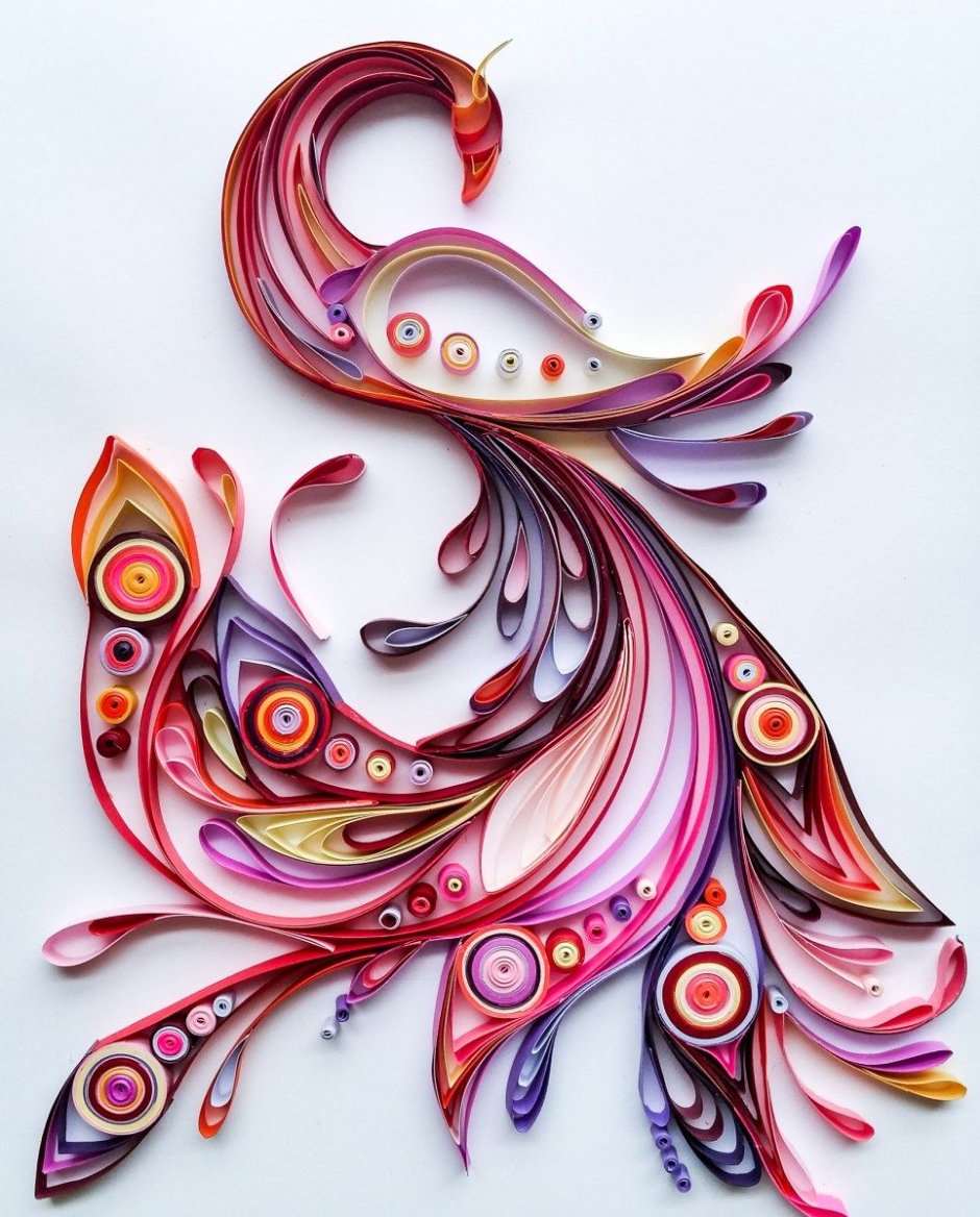 Quilling dragon