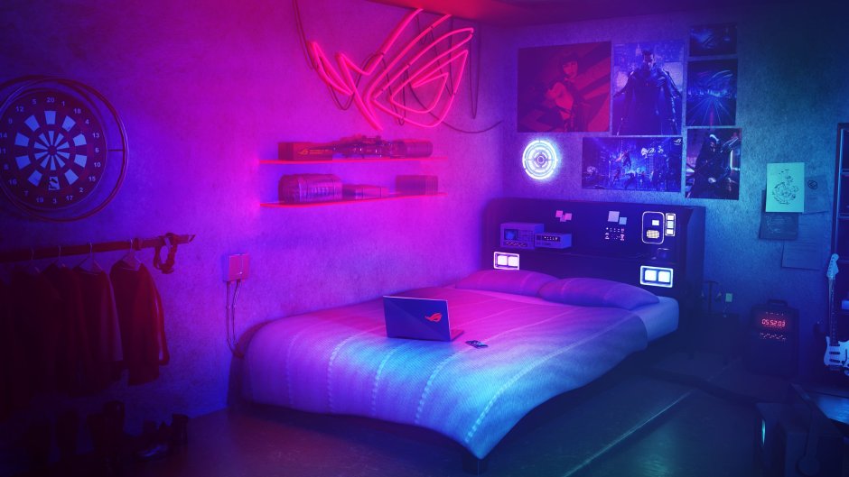 Night room aesthetic