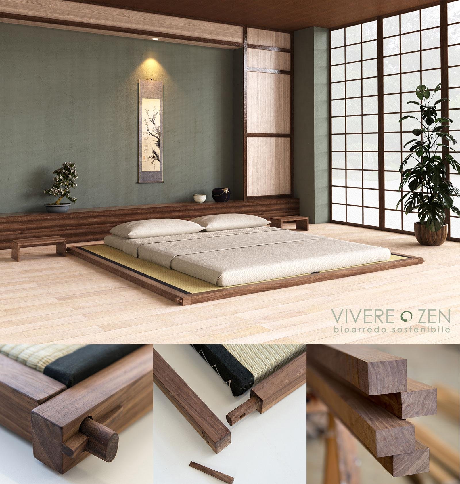TATAMI-BED Cama doble tatami de madera By Cinius