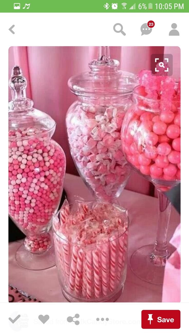 Pink candy