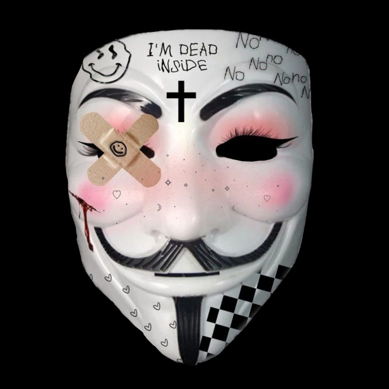 Красивые маски для квадробики. Маска Анонимуса Разрисованная. Украшения для маски Анонимуса. Макияж для маски Анонимуса. Идеи для маски анонимки.