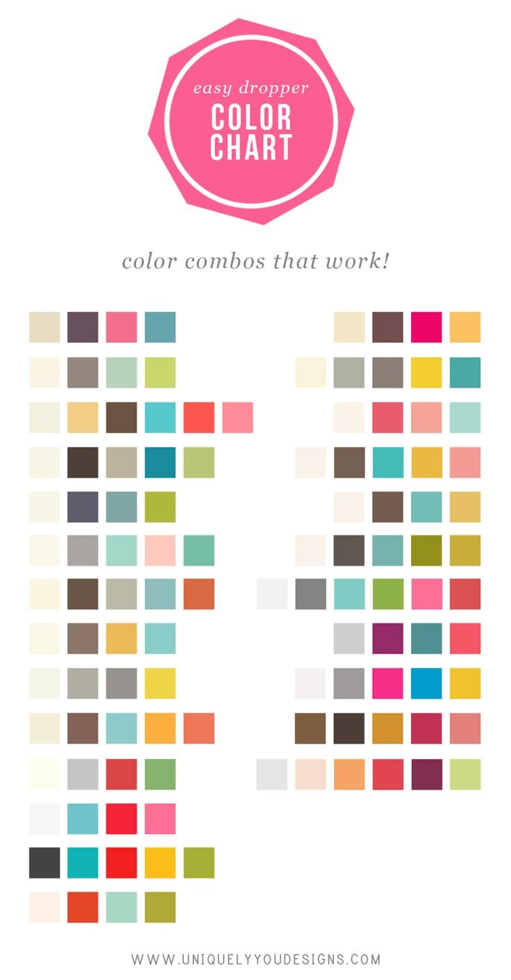 Colour combo palette