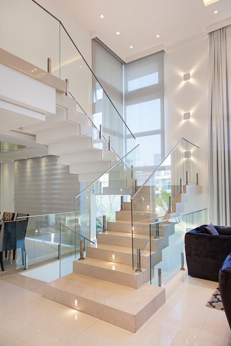 Glass works stair