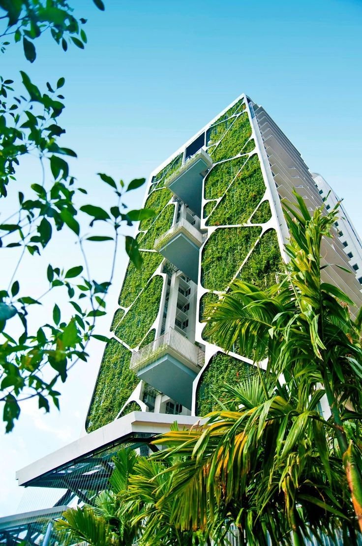 Vertical green building