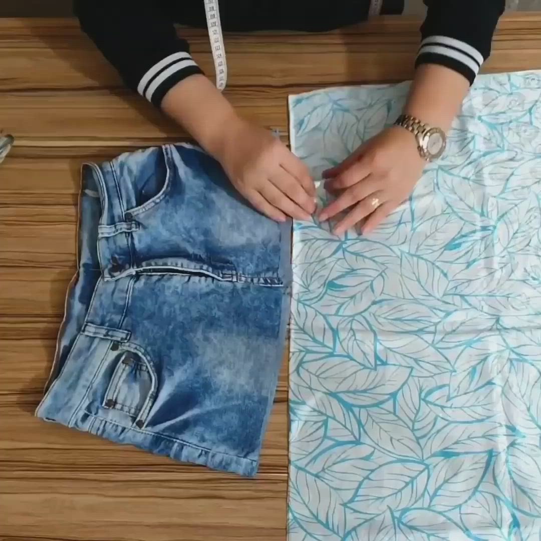 57 Craft Ideas Using Old Denim Jeans - FeltMagnet