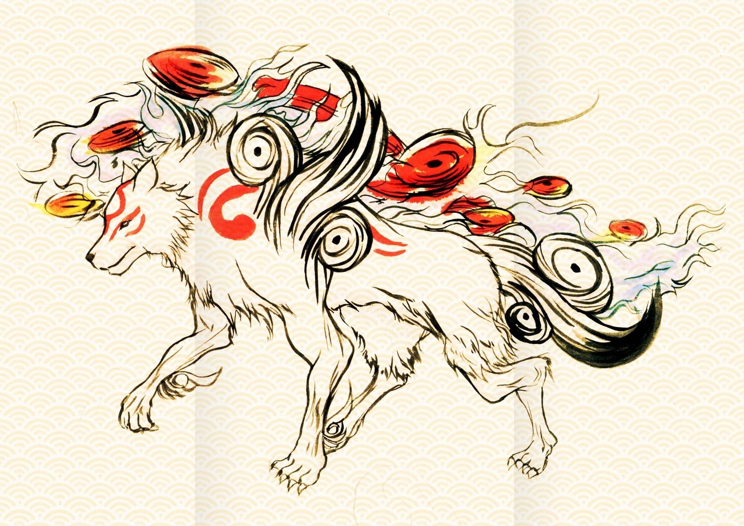 My Amaterasu, done by April Jay at Lucky Dagger Tattoo! : r/Okami