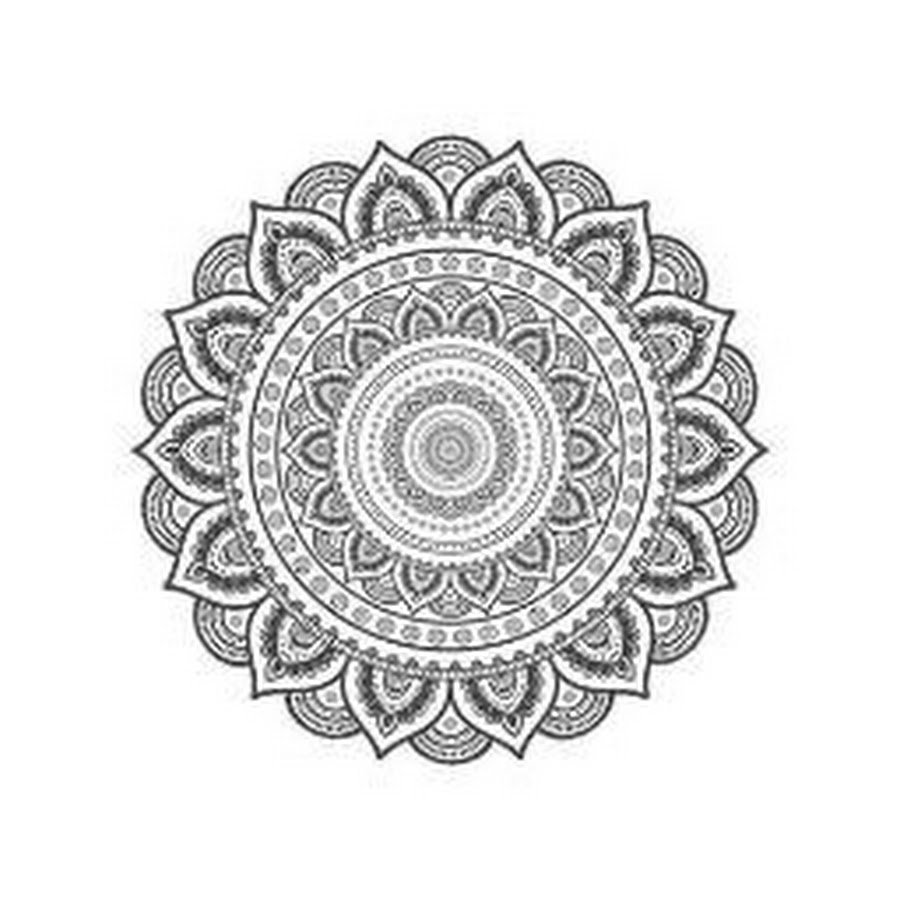 Mandala circle pattern