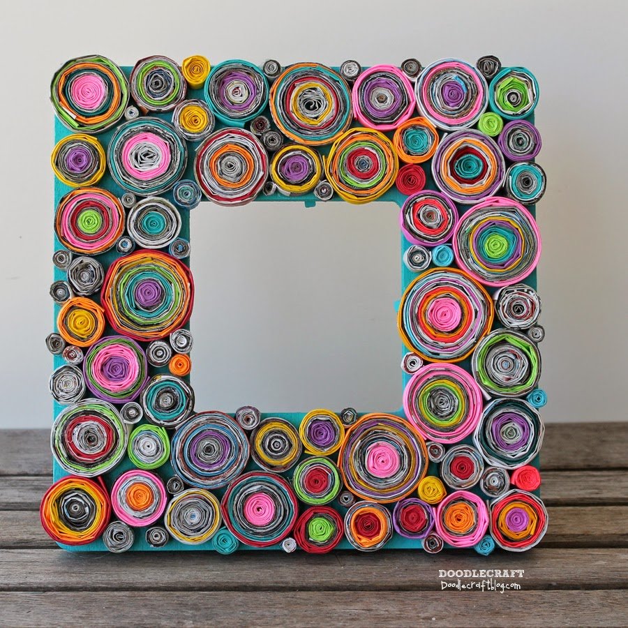 Recycled materials craft - 71 photo