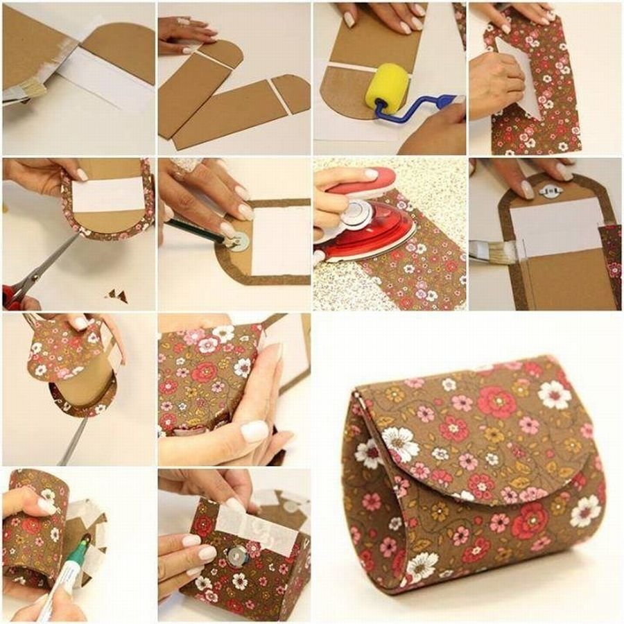 DIY Laced Cardboard Handbags | Handmade Charlotte